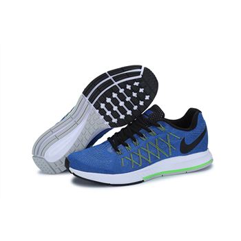 Men's Nike Air Zoom Pegasus 32 Running Shoes Royal Blue/Green/Balck