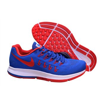 Men's Nike Air Zoom Pegasus 33 Running Shoes Royal Blue/Bright Crimson