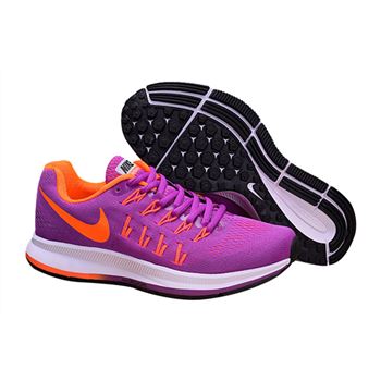 Women's Nike Air Zoom Pegasus 33 Running Shoes Fuchsia/Orange