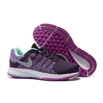 Women's Nike Air Zoom Pegasus 33 Running Shoes Plum/Silver