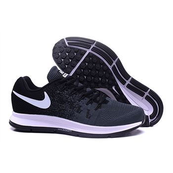 Men's Nike Air Zoom Pegasus 33 Running Shoes Black/Dark Grey/White