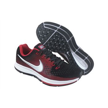 Men's Nike Air Zoom Pegasus 34 Running Shoes Black/Red