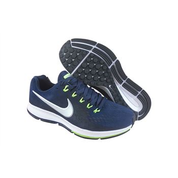 Men's Nike Air Zoom Pegasus 34 Running Shoes Dark Blue/Black
