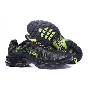Men's Nike Air Max TN Shoes Black/Green