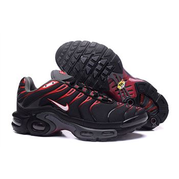 Men's Nike Air Max TN Shoes Black/Red/White