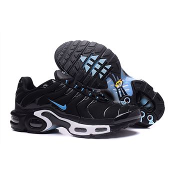 Men's Nike Air Max TN Shoes Black/White/Blue