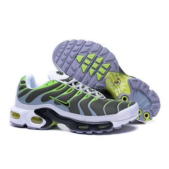 Men's Nike Air Max TN Shoes Olive/Green/White