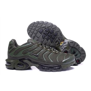 Men's/Women's Nike Air Max TN Shoes Olive Green/Grey