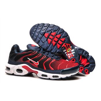 Men's Nike Air Max TN Shoes Navy Black Red