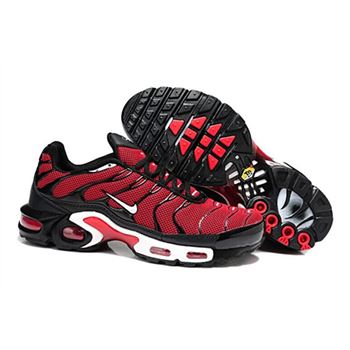 Men's Nike Air Max TN Shoes Red Black White
