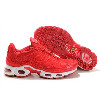 Men's Nike Air Max TN Shoes Red White