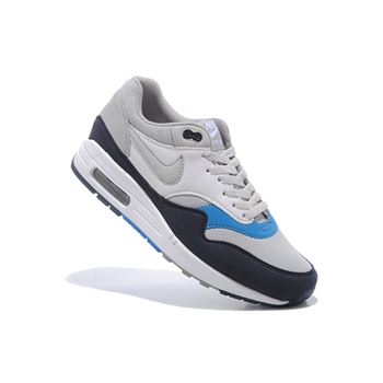 Restock Sale Men's Nike Air Max 1 Shoes White Blue Navy Online Discount