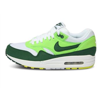 Retail Price Men's Nike Air Max 1 Shoes Green Light Green White Sale Cheap