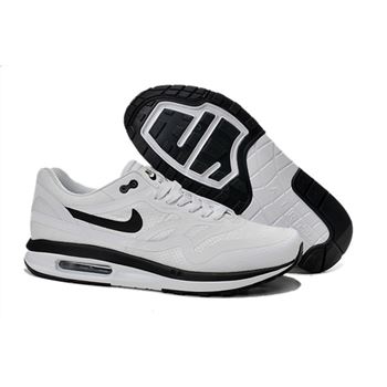 Sale Cheap Men's Nike Air Max 1 Shoes White Black Online Store