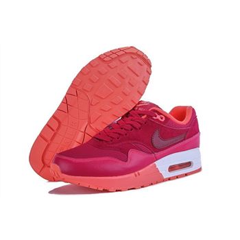 Best Price Women's Nike Air Max 1 Running Shoes Fuchsia/Orange 319986-605 Online Retail