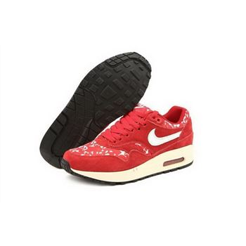 Cheap Retail Women's Nike Air Max 1 Print Running Shoes Sport Red/Sail 528898-600 For Sale Online