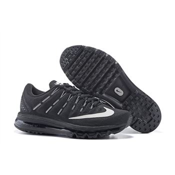 806771 306 Nike Air Max 2016 Black Black White Shoe For Men's