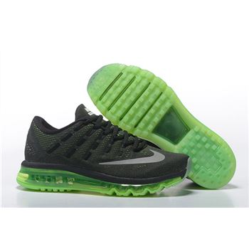 Nike Air Max 2016 806771 013 Mens Shoes Black Sail Voltage Green Medium Olive