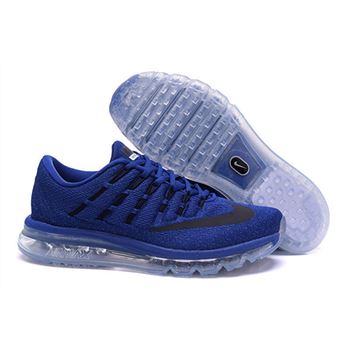 Nike Air Max 2016 806771 401 Deep Royal Blue Black Racer Blue Men's Running Shoe