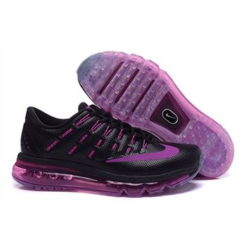Nike Air Max 2016 806772 008 Women's Black Purple Trainers