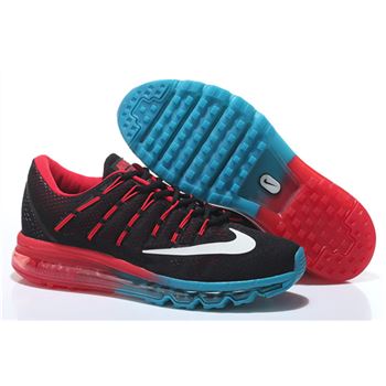Nike Air Max 2016 Mens Running Shoes Black Bright Crimson Photo Blue 806771 006