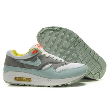 Cheap Outlet Women's Nike Air Max 1 Running Shoes Julep/White/Matte Silver 319986-331 Sale Online